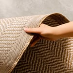 Ocean Home Textile Leke Tutmaz İç Dış Mekan Bej Renk Balıksırtı Halı Kilim 160 X 230 Cm