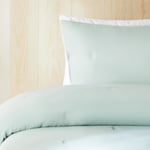 Ocean Home Textile Nakışlı Mint Çift Kişilik Yatak Örtüsü Seti 1 Adet 250 X 230 / 2 Adet 50 X 70 Cm