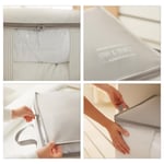 Ocean Home Textile Orta Boy Pvc Pencereli Gri Çizgili Stuff & Things Hurç 45 X 40 X 30 Cm