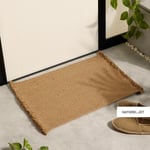 Ocean Home Textile Saçaklı Jüt Halat Kapı Önü Paspası 74 X 50 Cm