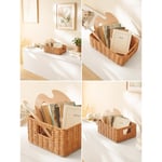 Ocean Home Textile Yıkanabilir Bej Pp Rattan Sepet 33 X 23 X 11 Cm
