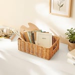 Ocean Home Textile Yıkanabilir Bej Pp Rattan Sepet 33 X 23 X 11 Cm