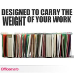 Officemate Askılı Dosya Çerçevesi, Mektup Boyutu, Ayarlanabilir 30,5 cm ila 45,5 cm, 2 Adet (1'li Paket) Gümüş