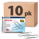 Officemate büro Ataşı Giant, 20 PK kağıt Clip (99934) 10 Pack