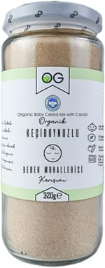 OG Organik Keçiboynuzlu Bebek Muhallebisi Karışımı 320 Gr