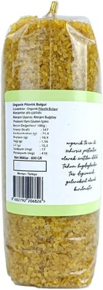 OG Organik Pilavlık Bulgur 800 Gr