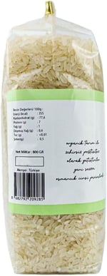 OG Organik Sertifikalı Osmancık Pirinç 800 Gr