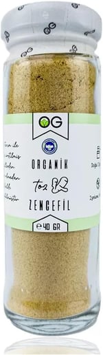 OG Organik Toz Zencefil 40 Gr