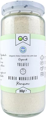 OG Organik Yulaflı Bebek Muhallebisi Karışımı 300 gr 6 Ay