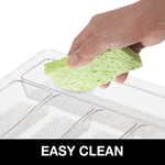 Oggi Şeffaf Tepsi Sofra Takımı Düzenleyici, 5 Bölmeli - Seçenekler: 5-Compartment, 6-Compartment