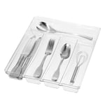 Oggi Şeffaf Tepsi Sofra Takımı Düzenleyici, 5 Bölmeli - Seçenekler: 5-Compartment, 6-Compartment