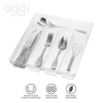 Oggi Şeffaf Tepsi Sofra Takımı Düzenleyici, 5 Bölmeli - Seçenekler: 5-Compartment, 6-Compartment