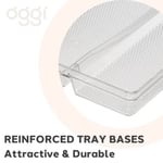 Oggi Şeffaf Tepsi Sofra Takımı Düzenleyici, 5 Bölmeli - Seçenekler: 5-Compartment, 6-Compartment