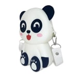 Ogi Mogi Toys Silikon Beyaz Panda Omuz Çantası