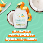ogx bukleli saçlar için nemlendirici coconut curls sülfatsız bakım kremi (385 ml)