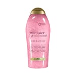 OGX Pembe Deniz Tuzu ve Gül Suyu Nazik Yatıştırıcı Vücut Fırçalama, Hafif Eksfoliye Vücut Yıkama, Sülfat İçermez, 19,5 Ounce, 1,0 Sayısı