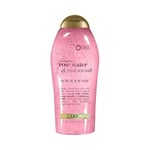OGX Pembe Deniz Tuzu ve Gül Suyu Nazik Yatıştırıcı Vücut Fırçalama, Hafif Eksfoliye Vücut Yıkama, Sülfat İçermez, 19,5 Ounce, 1,0 Sayısı