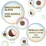 OGX Smoothing Coconut Coffee Scrub & Wash 577ML