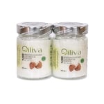 Oiliva Soğuk Sıkım Hindistan Cevizi Yağı 2 x 300ml |%100 Doğal & Saf | Katkısız | Cam Şişe