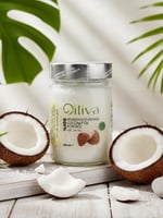 Oiliva Soğuk Sıkım Hindistan Cevizi Yağı 2 x 300ml |%100 Doğal & Saf | Katkısız | Cam Şişe