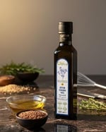 Oiliva Soğuk Sıkım Keten Tohumu Yağı 250ml –%100 Doğal, Katkısız, Omega-3 Zengini, Cam Şişede Saf Yağ