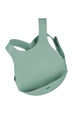 OiOi 3'lü Set Kapaklı Kase River Green, Nam Nam Kaşık River Green, Mama Önlüğü