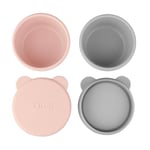 OiOi Mini Bites - Pinky Pink/Powder Grey