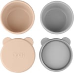 OiOi Mini Bites - Pinky Pink/Powder Grey