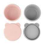 OiOi Mini Bites - Pinky Pink/Powder Grey