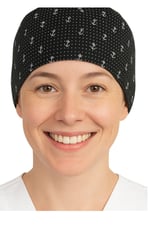 Okanmed Çapalı Siyah Doktor Hemşire Aşçı Cerrahi Bone Hastane Bone Bandana M210