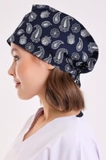 Okanmed Desenli Doktor Hemşire Aşçı Cerrahi Bone Hastane Bone Bandana M364