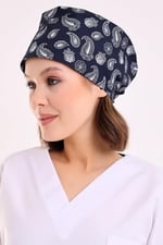 Okanmed Desenli Doktor Hemşire Aşçı Cerrahi Bone Hastane Bone Bandana M364