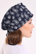Okanmed Desenli Doktor Hemşire Aşçı Cerrahi Bone Hastane Bone Bandana M364