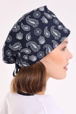 Okanmed Desenli Doktor Hemşire Aşçı Cerrahi Bone Hastane Bone Bandana M364
