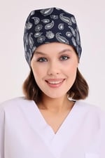 Okanmed Desenli Doktor Hemşire Aşçı Cerrahi Bone Hastane Bone Bandana M364