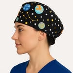 Okanmed Gezegen Desenli Doktor Hemşire Aşçı Cerrahi Bone Hastane Bone Bandana M439
