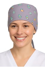 Okanmed Kuş Desenli Doktor Hemşire Aşçı Cerrahi Bone Hastane Bone Bandana M389