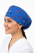 Okanmed Uğur Böceği Desenli Doktor Hemşire Aşçı Cerrahi Bone Hastane Bone Bandana M360