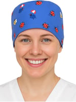 Okanmed Uğur Böceği Desenli Doktor Hemşire Aşçı Cerrahi Bone Hastane Bone Bandana M360