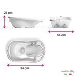 Okbaby Onda Beyaz Banyo Küveti