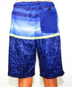 OLAIAN Erkek Boardshort Şort Mayo Uzun Deniz Havuz Astarlı Short Mavi Mavi M
