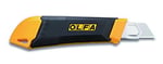 OLFA DL-1 maket bıçağı, 18 mm, bıçak kırma yardımcısı ve bertaraf kabı ile