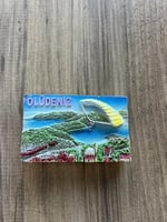 Ölüdeniz Manzaralı Dekoratif Turistik Buzdolabı Magneti, El Yapımı, 3 Boyutlu Tasarım