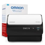 OMRON Evolv Bluetooth kablosuz üst kol kan basıncı monitörü, taşınabilir, tek parça tasarım.