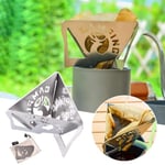 ON OFF KAMP Kamp Ve Macera Ekipmanları Kahve Filtre Tutucu Damlalık Coffe Dripper Katlanır Çantalı