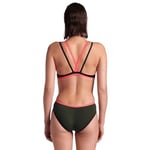 One Double Cross Back One Piece Kadın Yeşil Yüzücü Mayosu 004732355