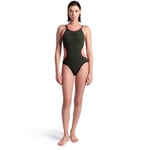 One Double Cross Back One Piece Kadın Yeşil Yüzücü Mayosu 004732355