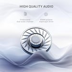 OneOdio A10 Bluetooth kulak üstü kulaklık, hibrit aktif gürültü önleme özellikli [62 saate kadar] kablosuz kulaklık, Hi-Res ses, derin bas, seyahat için mikrofon, ev, ofis için (siyah)