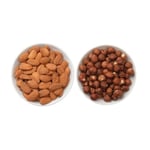 OnlineÇiftçi Çiğ Girsun Fındık 1Kg + Çiğ Yerli Badem 1Kg