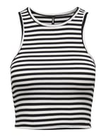 ONLY Kadın Onlbelia S/L Crop Top JRS tişört ve üst giyim